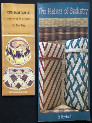 16 books on American & Native American baskets, basketry, crafts, antiques: see description for titles
