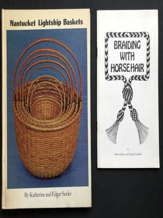 16 books on American & Native American baskets, basketry, crafts, antiques: see description for titles