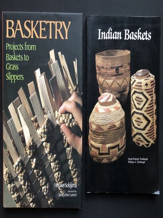 16 books on American & Native American baskets, basketry, crafts, antiques: see description for titles