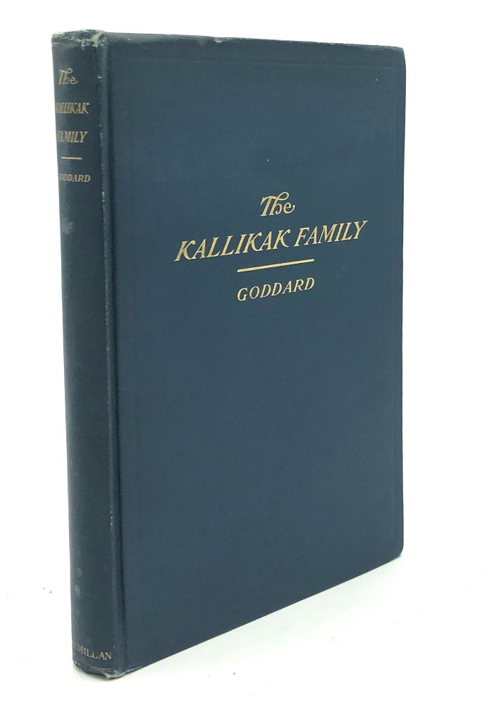 Item #H34784 The Kallikak Family, a Study in the Heredity of Feeble-Mindedness. Henry Herbert Goddard.