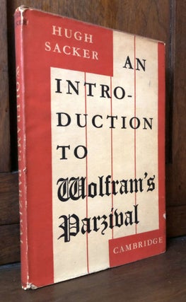 Item #H34861 An introduction to Wolfram's 'Parzival'. Hugh Sacker