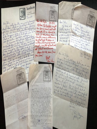 Archive of 200 acceptance/rejection notes and literary correspondence to poet John Alfred Taylor including Robert Bly, Joseph McElroy, Dave Smith, Mona Van Duyn, John Williams, Thomas Williams, et al.