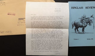 Archive of 200 acceptance/rejection notes and literary correspondence to poet John Alfred Taylor including Robert Bly, Joseph McElroy, Dave Smith, Mona Van Duyn, John Williams, Thomas Williams, et al.