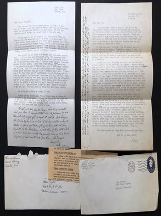 Archive of 200 acceptance/rejection notes and literary correspondence to poet John Alfred Taylor including Robert Bly, Joseph McElroy, Dave Smith, Mona Van Duyn, John Williams, Thomas Williams, et al.