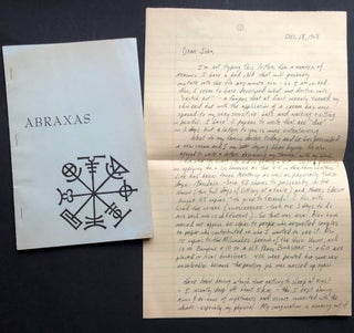Archive of 200 acceptance/rejection notes and literary correspondence to poet John Alfred Taylor including Robert Bly, Joseph McElroy, Dave Smith, Mona Van Duyn, John Williams, Thomas Williams, et al.