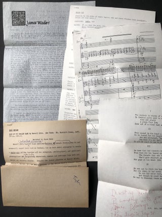 Archive of over 125 letters, 1966-1983, on poetry, music, Korea, Lovecraft, horror stories, science fiction, Arkham House