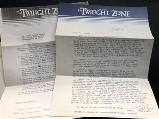Archive of 65 letters & notes (1970s-2000s) from science fiction, fantasy and horror story editors and authors