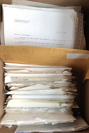 Item #H34974 Archive of 250 letters to John Alfred Taylor, 1980-2002, on sci-fi, fantasy,...