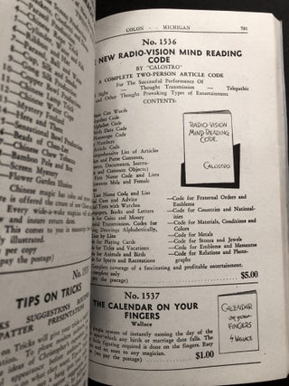 Catalog No. 9, Abbott's Magic Novelty Company (1947)