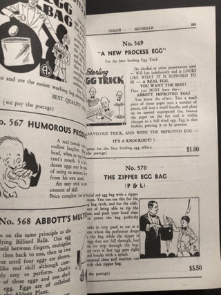 Catalog No. 9, Abbott's Magic Novelty Company (1947)