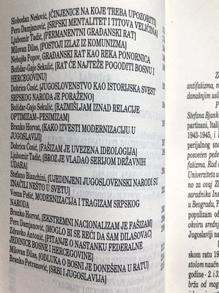 Filozofija i drustvo IV: Antifasizam