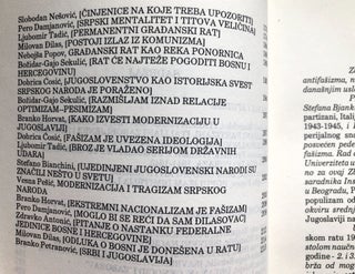 Filozofija i drustvo IV: Antifasizam