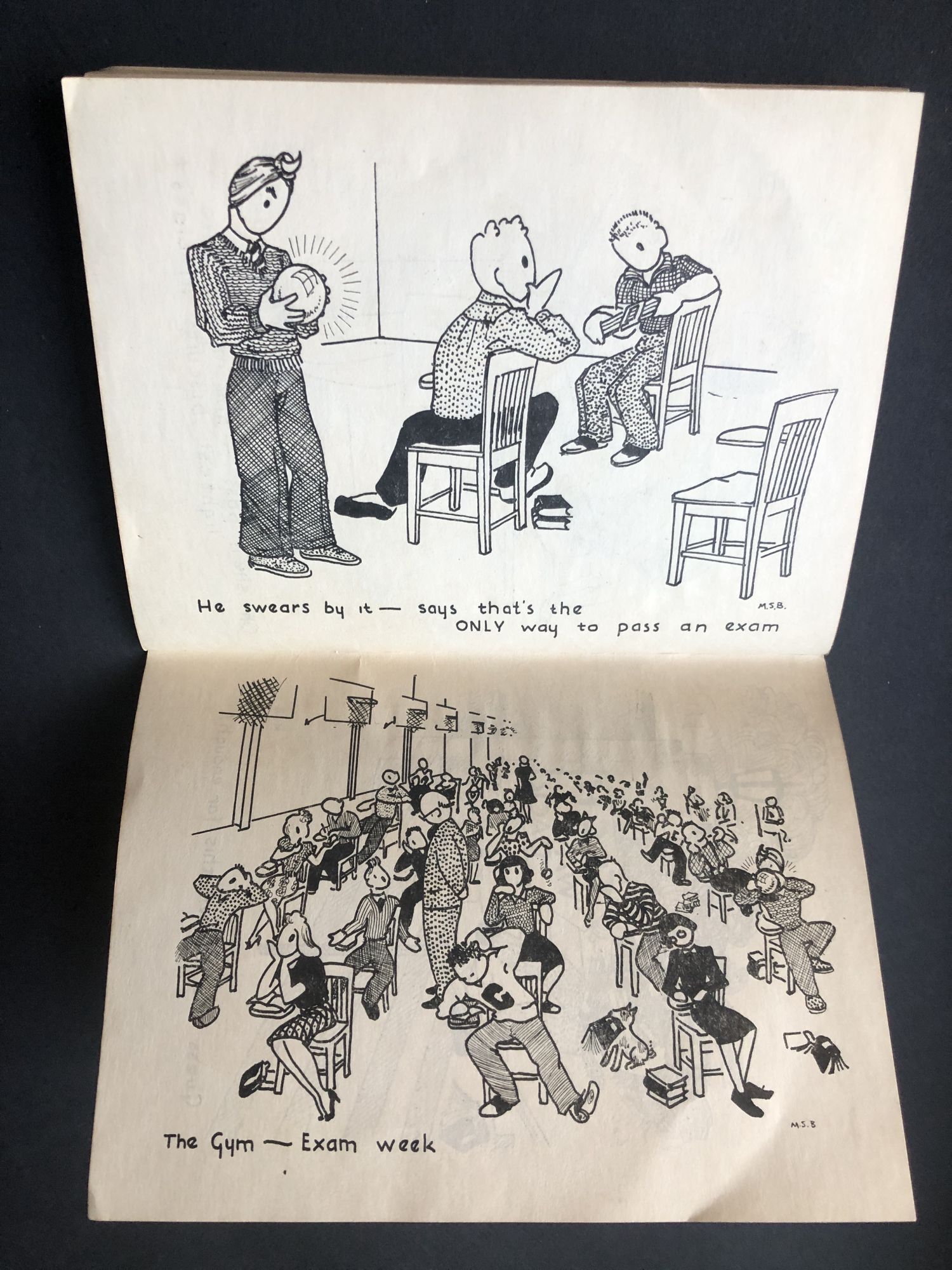 Skibo Sketches 1945 : Cartoons of college life at Carnegie Institute of ...