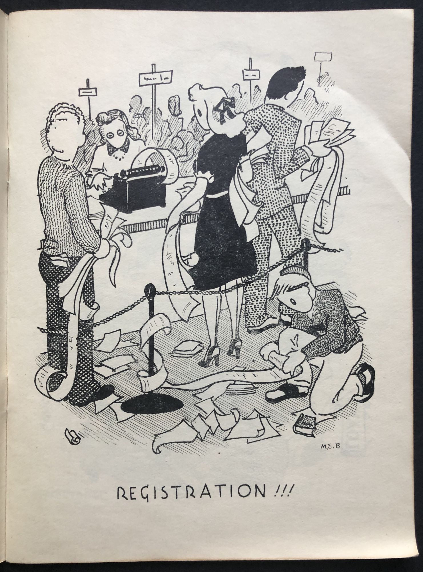 Skibo Sketches 1945 : Cartoons of college life at Carnegie Institute of ...