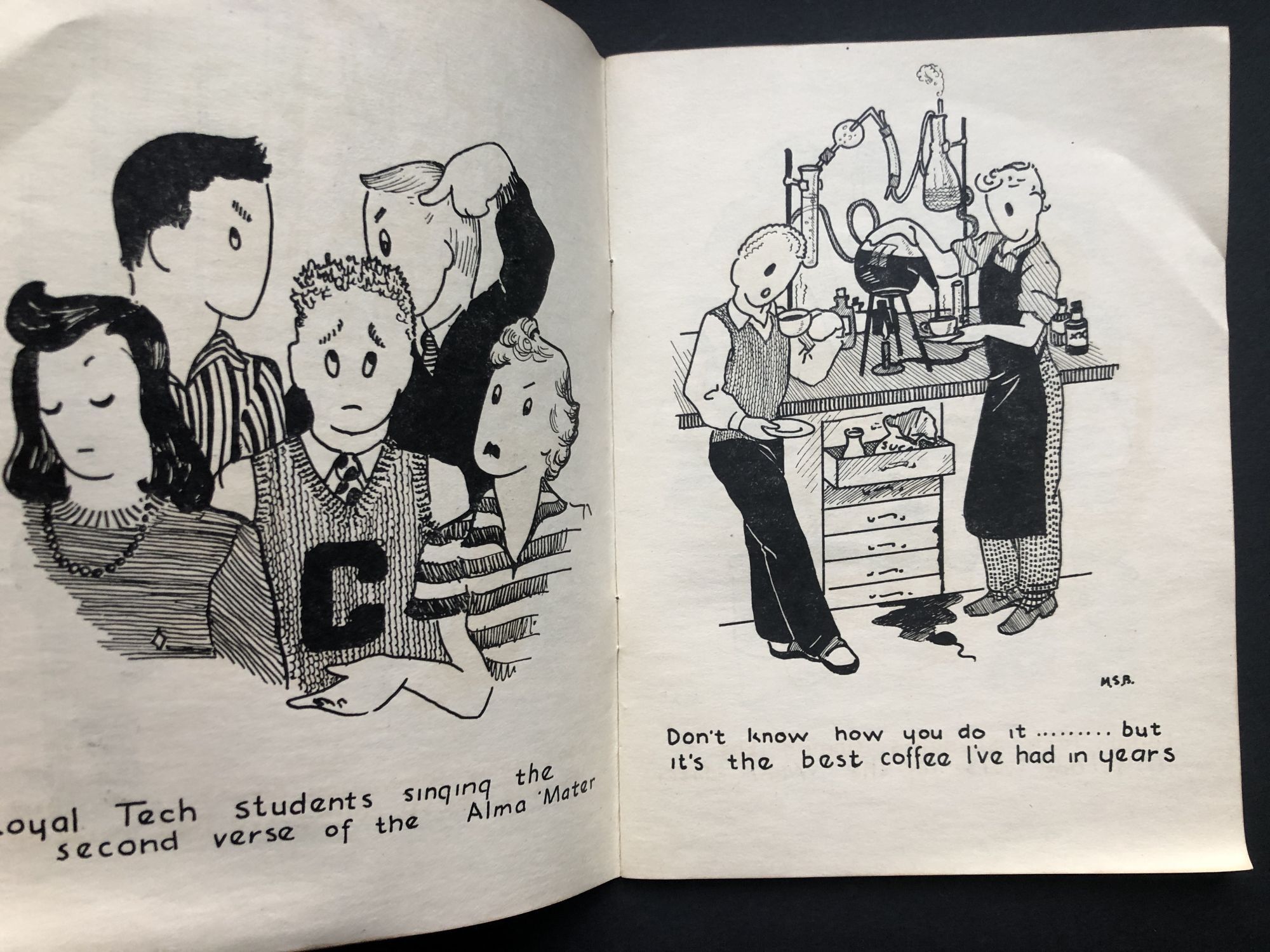 Skibo Sketches 1945 : Cartoons of college life at Carnegie Institute of ...