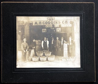 Item #H35132 Ca. 1900 photo of M. O. Coggins Co., fruit wholesalers in Pittsburgh