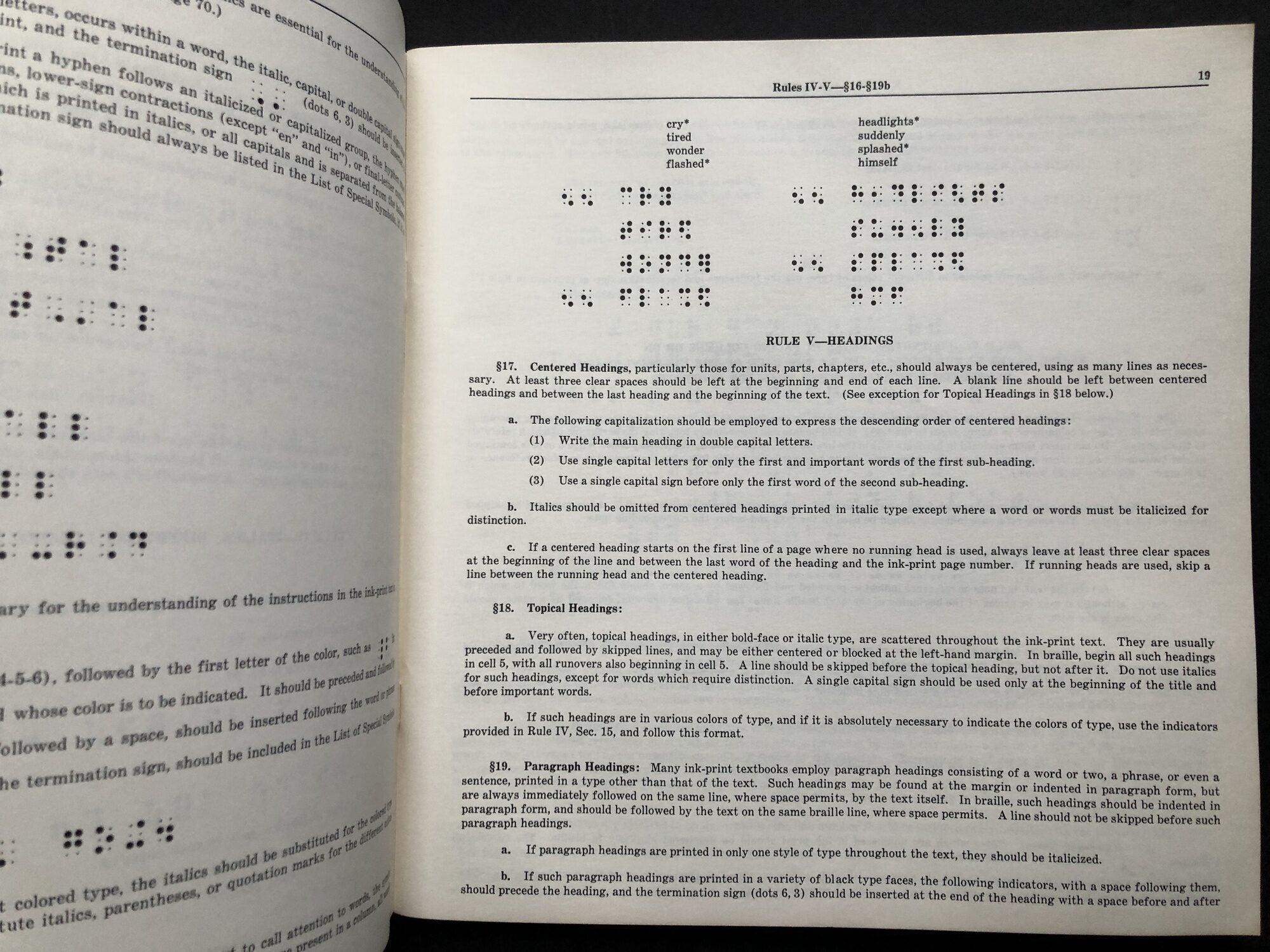 Braille Math Textbook Example Code of Braille Textbook Formats and Techniques 1965 and Instruction ...