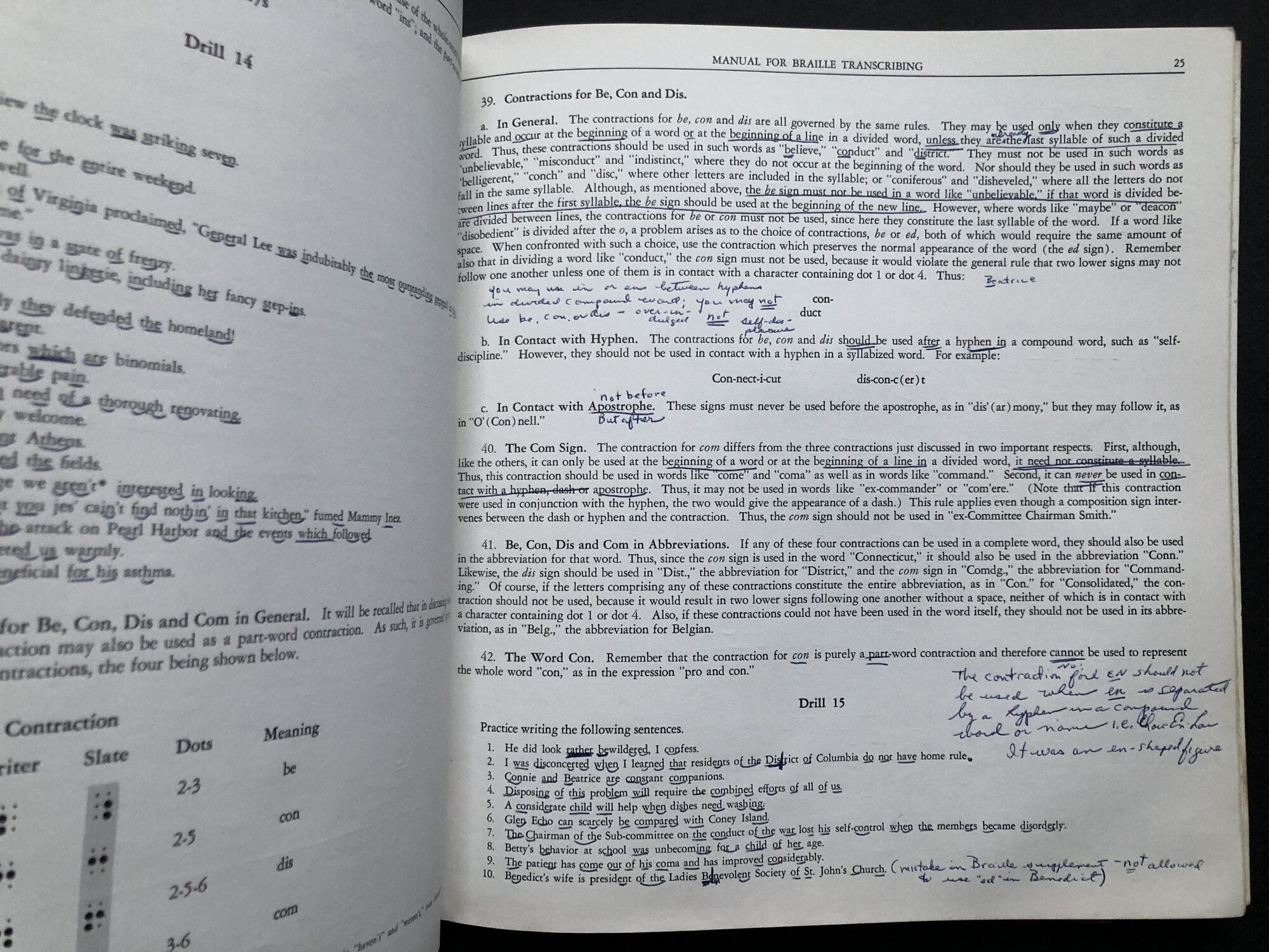 Code of Braille Textbook Formats and Techniques 1965 and Instruction ...