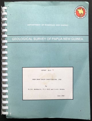 Item #H35174 Enga Swamp Basin Investigation, 1981: Geological Survey of Papua New Guinea. R. C....