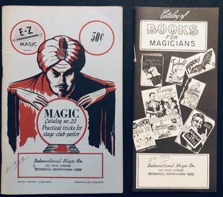 Item #H35196 E-Z Magic Catalog no. 22, Practical Tricks for Stage - Club - Parlor & Catalog of...