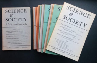 Item #H35204 13 early issues of Science & Society, A Marxian Quarterly, Fall 1936 (Vol. 1 no. 1)...
