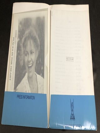 1984 press kit for Places in the Heart, with Sally Field, Lindsay Crouse, Ed Harris, Ray Baker, Amy Madigan, John Malkovich, Danny Glover, et al.