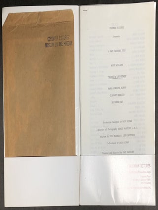 1984 press kit for Moscow on the Hudson, Robin Williams