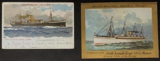 Item #H35324 1893 trade card North German Lloyd S. S. Co. Bremen, Columbia Exposition & 1907...