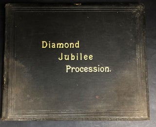 Item #H35346 Large photo album of the Diamond Jubilee Procession (1897) with original photos....