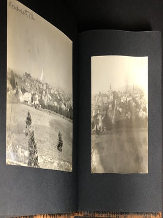 1900-1921 2 photo albums Washington County PA landscapes, New England, Somerset PA, Washington College