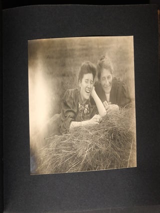 1900-1921 2 photo albums Washington County PA landscapes, New England, Somerset PA, Washington College