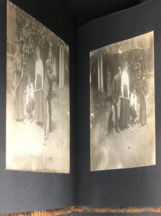 1900-1921 2 photo albums Washington County PA landscapes, New England, Somerset PA, Washington College