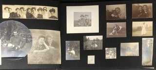 1900-1921 2 photo albums Washington County PA landscapes, New England, Somerset PA, Washington College