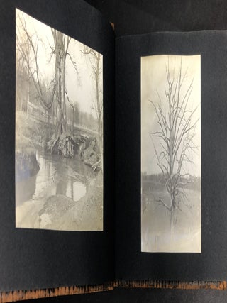 1900-1921 2 photo albums Washington County PA landscapes, New England, Somerset PA, Washington College