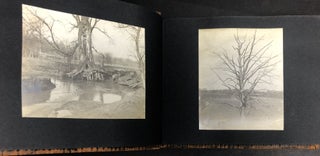 1900-1921 2 photo albums Washington County PA landscapes, New England, Somerset PA, Washington College