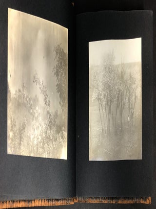 1900-1921 2 photo albums Washington County PA landscapes, New England, Somerset PA, Washington College