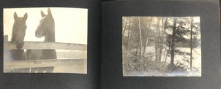 1900-1921 2 photo albums Washington County PA landscapes, New England, Somerset PA, Washington College