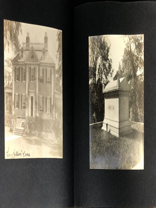 1900-1921 2 photo albums Washington County PA landscapes, New England, Somerset PA, Washington College
