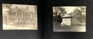 1900-1921 2 photo albums Washington County PA landscapes, New England, Somerset PA, Washington College