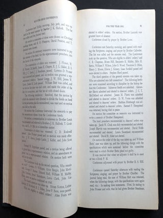 Minutes of the First Twenty Sessions of the Erie Annual Conference of the Methodist Episcopal Church, 1836-1955
