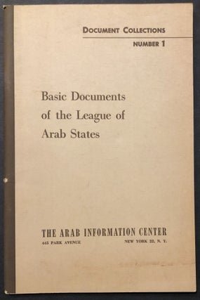 Item #H35479 Basic Documents of the League of Arab States