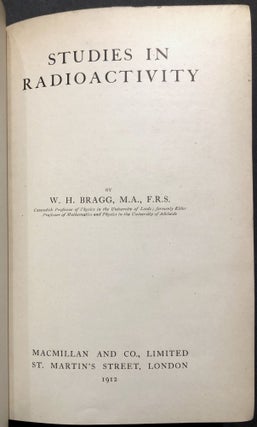 Studies in Radioactivity