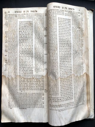 Bava Metzia from the Babylonian Talmud in Hebrew, Vilna 1871