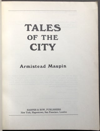 Tales of the City (1978 first printing)