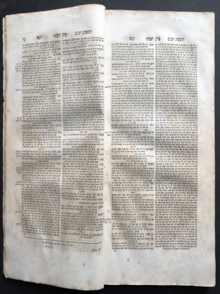 Hebrew edition of the Yoma tractate from the Mishnah and Babylonian Talmud, 1833