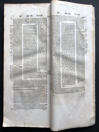 Hebrew edition of the Yoma tractate from the Mishnah and Babylonian Talmud, 1833
