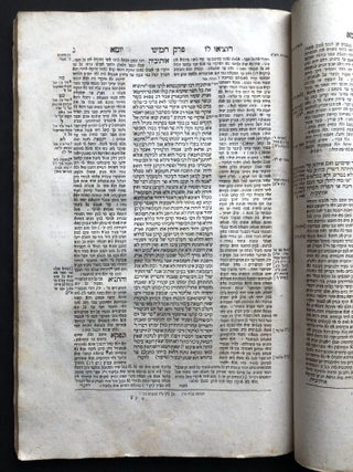 Hebrew edition of the Yoma tractate from the Mishnah and Babylonian Talmud, 1833