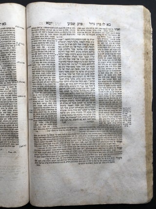 Hebrew edition of the Yoma tractate from the Mishnah and Babylonian Talmud, 1833