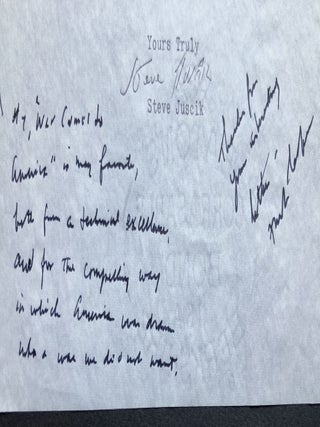 Ca. 1980 handwritten replies to questions on war and movies posed by an admirer