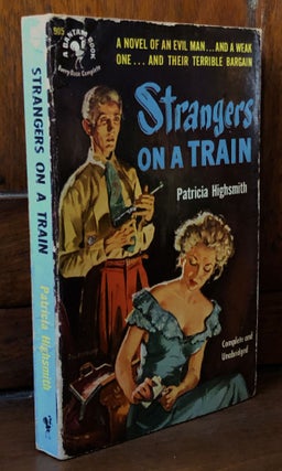 Item #H35609 Strangers on a Train, 1st pb edition 1951. Patricia Highsmith